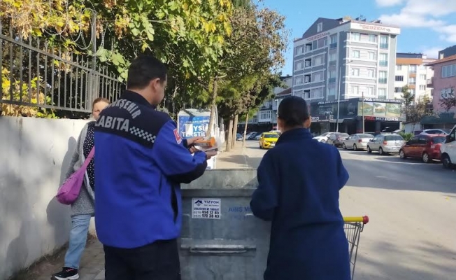 Büyükşehir zabıtası bozuk ürünleri imha etti