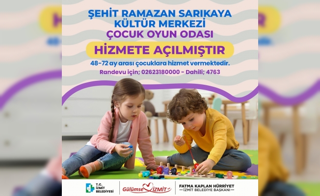 İzmit'te Masal Çocuk Oyun Odalarının sayısı artıyor