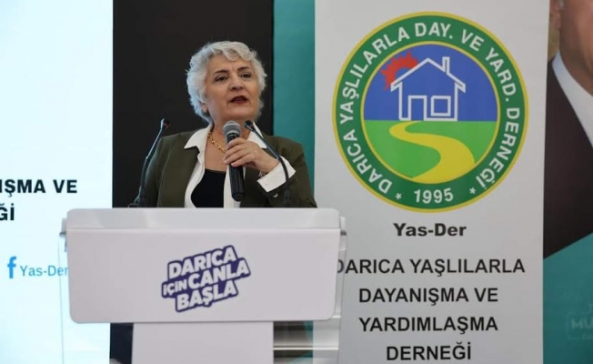 Yaşlılarla dayanışma ve yardımlaşma derneği Darıca'da toplandı